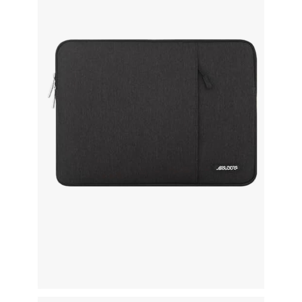 Mosiso‎ Black 13-13.3 Inch Laptop Sleeve Case Padded Water Repellent Bag Pocket